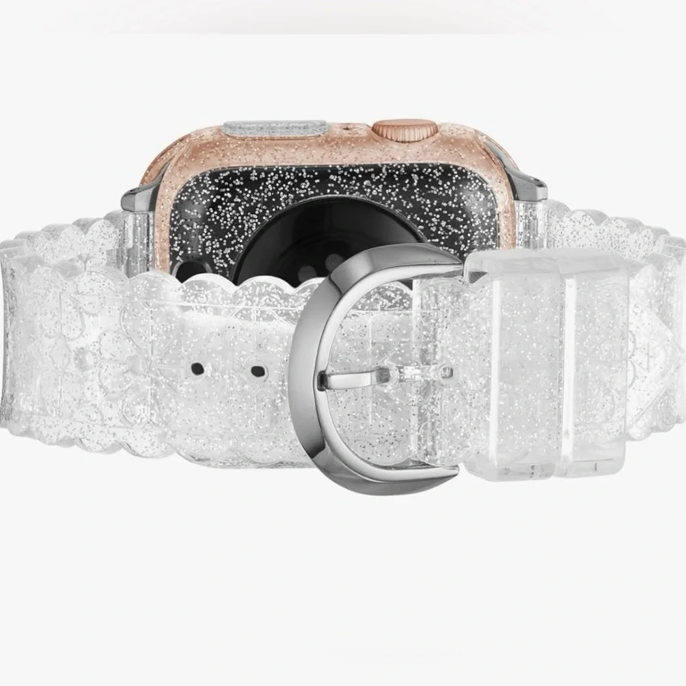 Kate Spade Silver Glitter Watch Band for Apple Watch 40mm